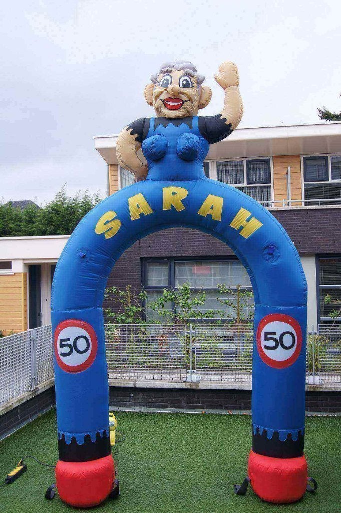 Sarah Opblaasboog te huur / huren, opblaasfiguur 3,5 meter, Ophalen of Verzenden, Nieuw, Abraham of Sarah