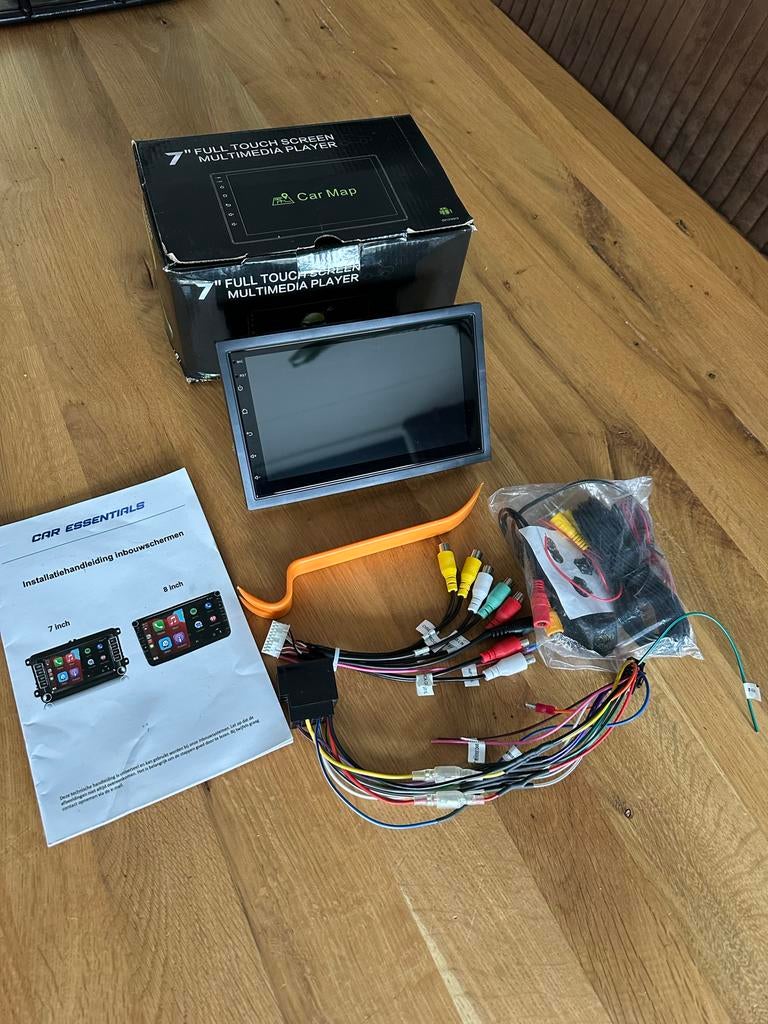Autoradio met Android, Apple CarPlay, USB en achteruitrijcam, Auto diversen, Ophalen, Zo goed als nieuw