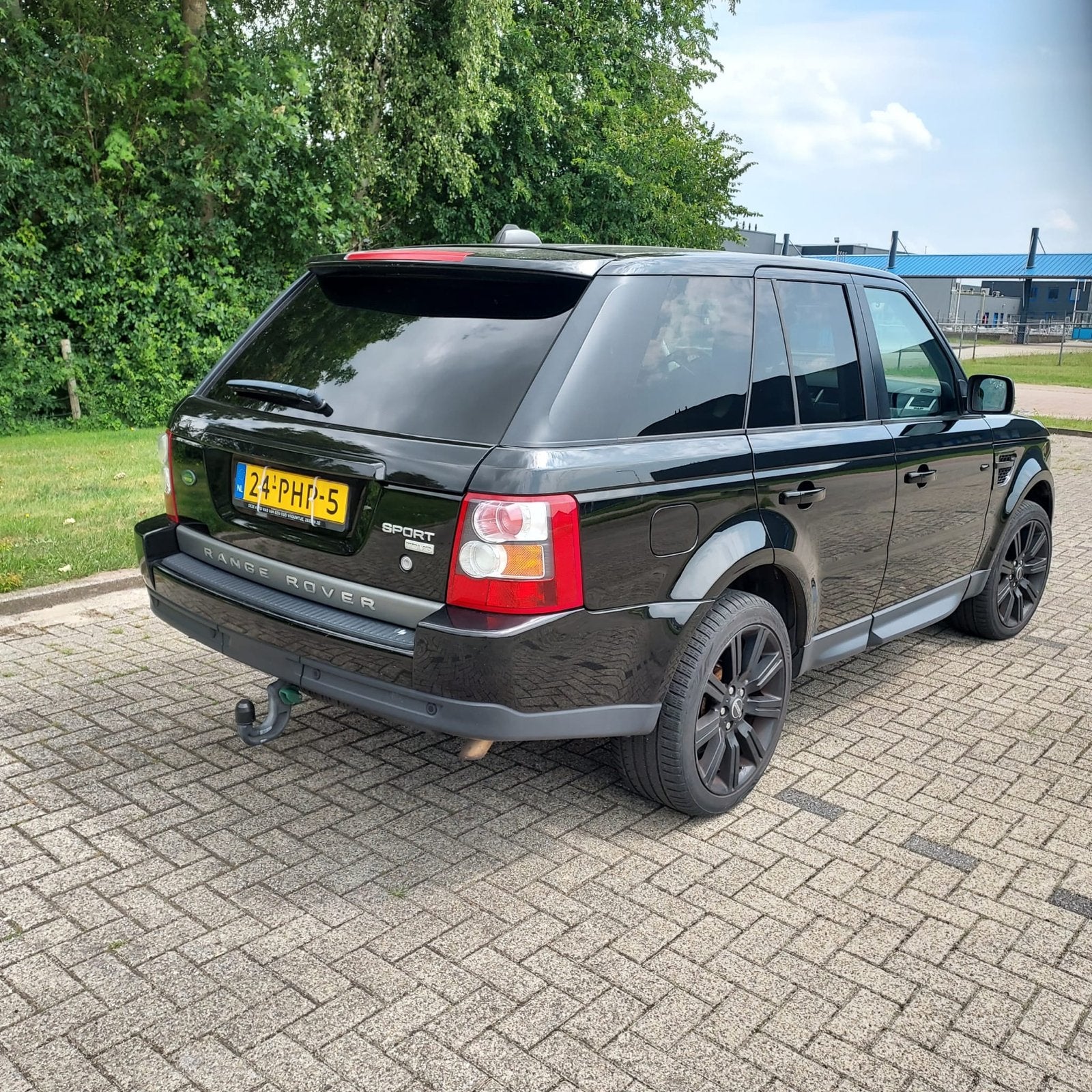 Land Rover Range Rover (sport) 3.6 TD V8 AUT 2008 Zwart, Auto's, Automaat, 3628 cc, Climate control, Zwart