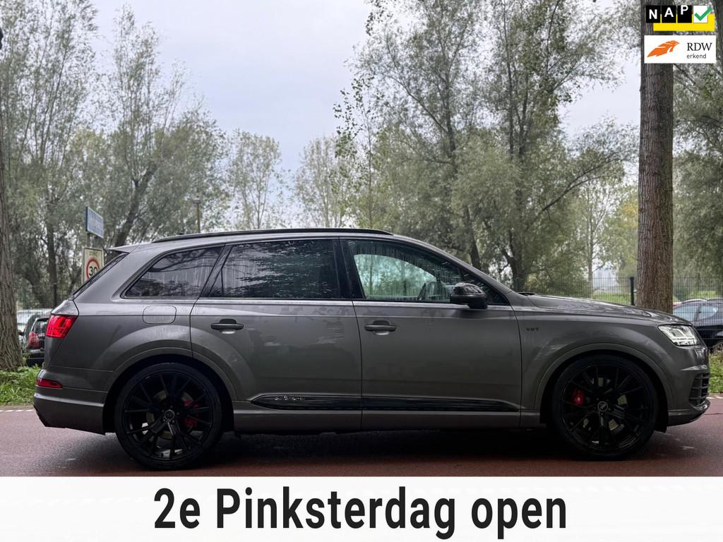 Audi SQ7 4.0 TDI quattro Pro Line + PANO!RS ZETEL!MAT GRIJS!, Auto's, Audi, Automaat, SQ7, 435 pk, Gebruikt