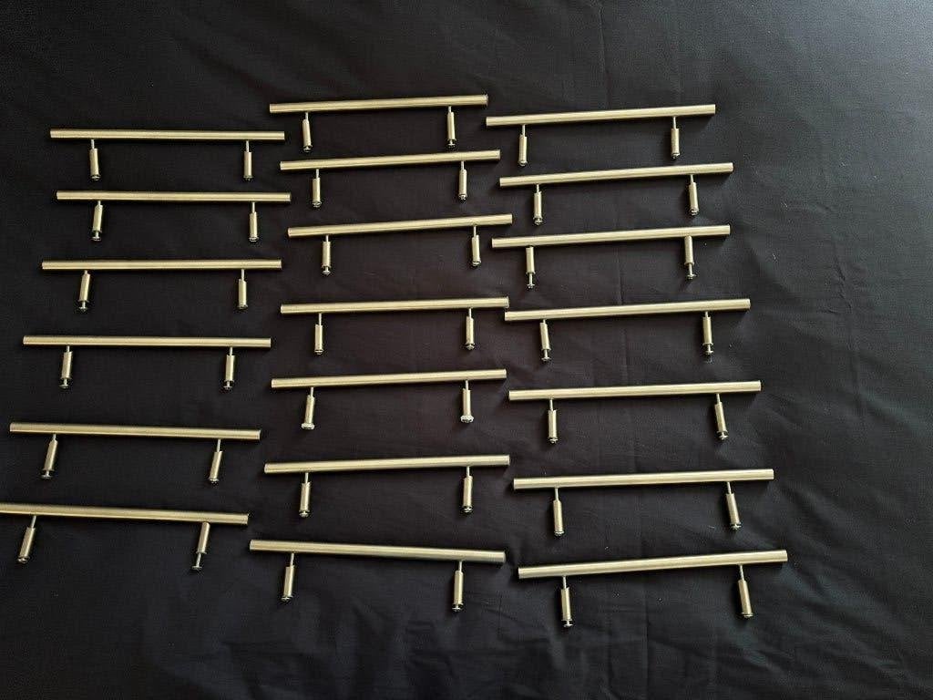 20x Ikea KALLRÖR handgrepen 24cm, boorafstand 16cm, Huis en Inrichting, Minder dan 50 cm, Ophalen of Verzenden, Zo goed als nieuw