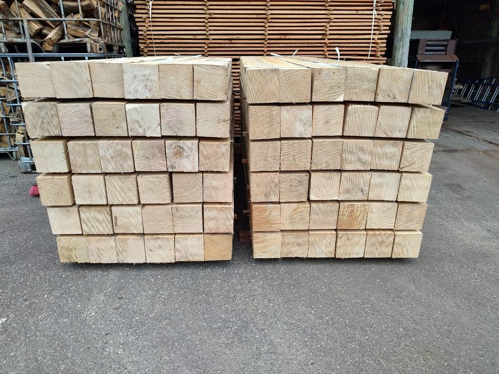 eiken balken fijnbezaagd 15x15cm