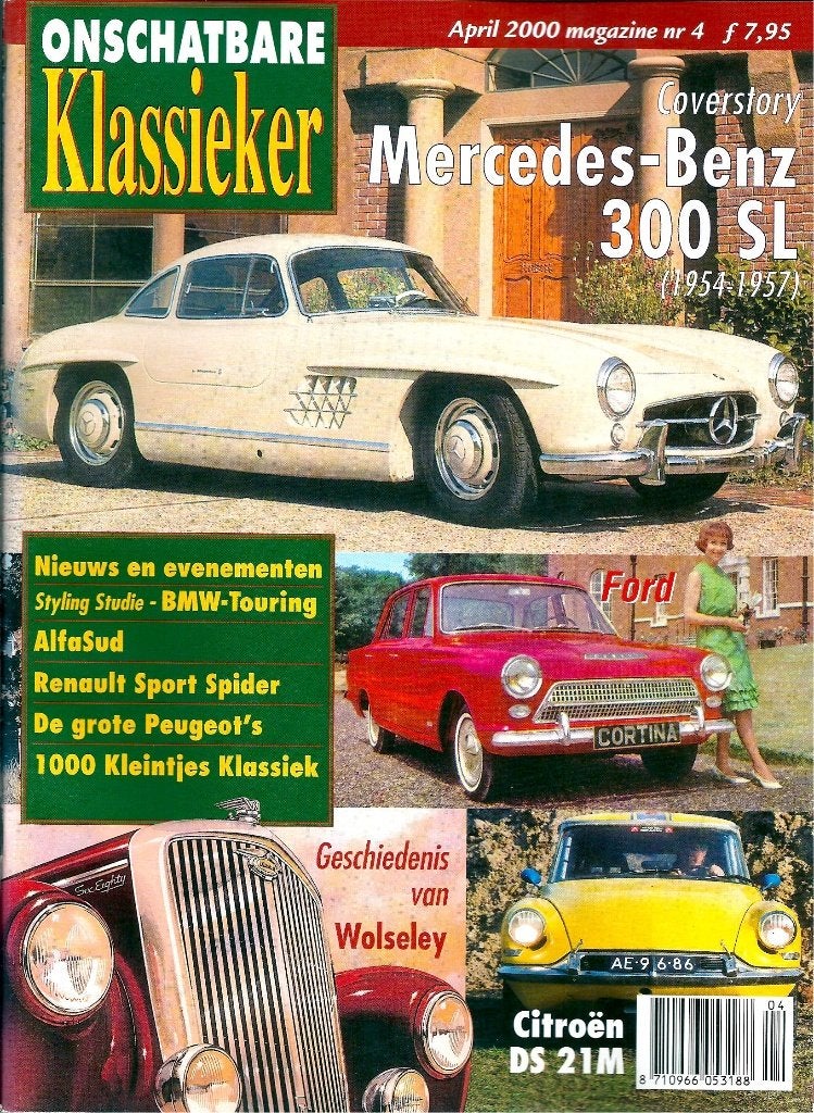 Onschatbare Klassieker reportage Mercedes 300 SL, Ophalen of Verzenden, Gelezen, Mercedes
