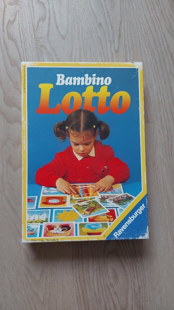 VINTAGE Bambino Lotto Ravensburger, Ophalen of Verzenden, Gebruikt, 4 tot 6 jaar