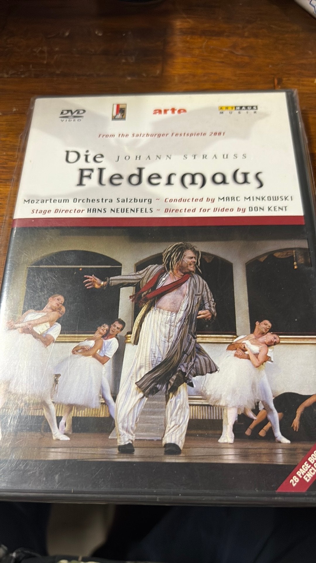 Die Fledermaus - Johann Strauss DVD (Salzburger Festspiele), Alle leeftijden, Ophalen of Verzenden, Gebruikt
