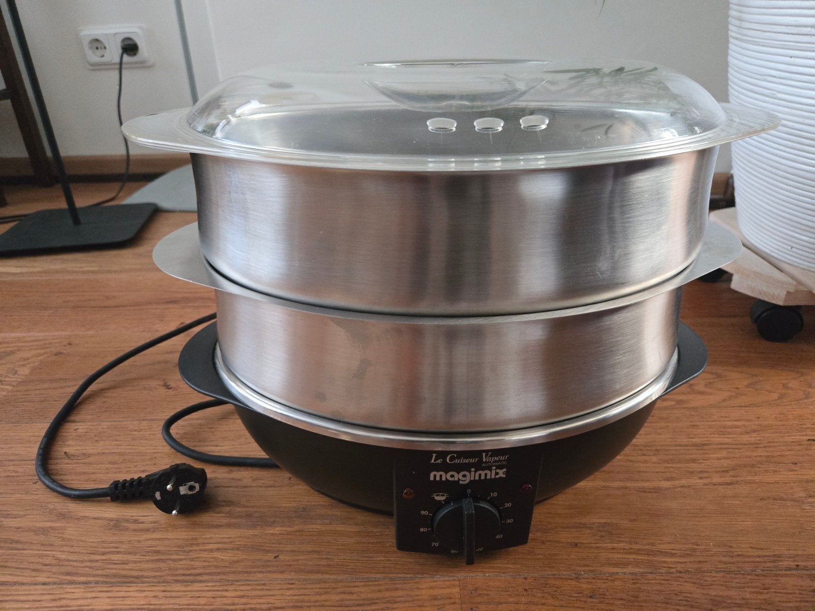 Magimix Stoomkoker / Le Cuiseur Vapeur stoompan stomer IZGS, Witgoed en Apparatuur, Stoomapparaten, Ophalen of Verzenden