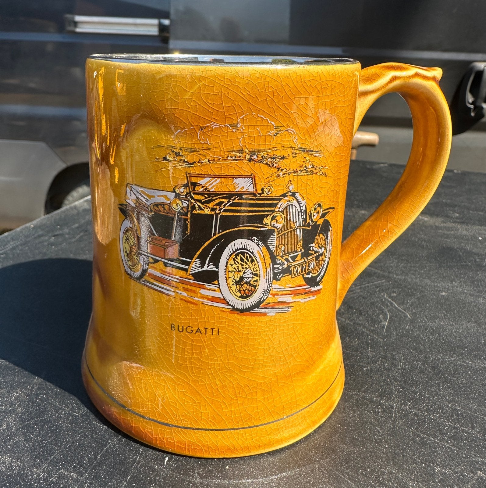 Vintage Wade Engineering Bugatti 1913 Bierpul / Tankard, Ophalen