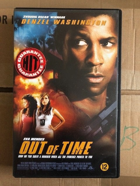 Out Of Time Ex-rental VHS videoband, Vanaf 16 jaar, Ophalen of Verzenden, Gebruikt, Horror