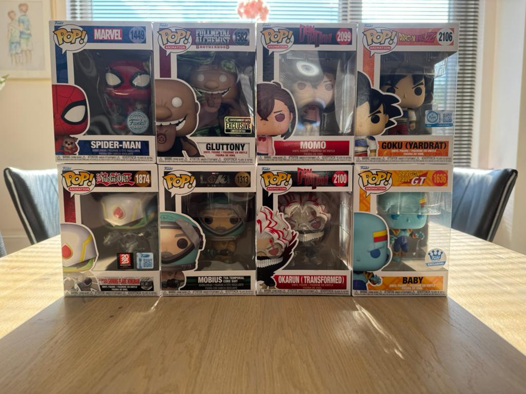 Funko Pop collectie Anime/Marvel, Ophalen of Verzenden, Zo goed als nieuw