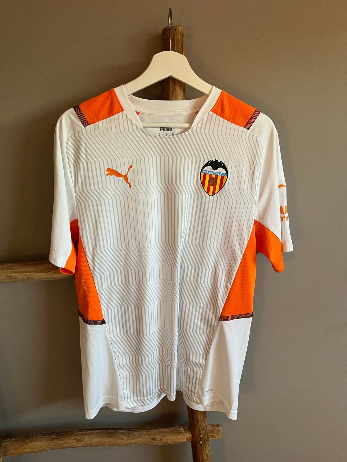 Puma Valencia CF Shirt Maat L, Maat 52/54 (L), Wit, Ophalen of Verzenden, Zo goed als nieuw
