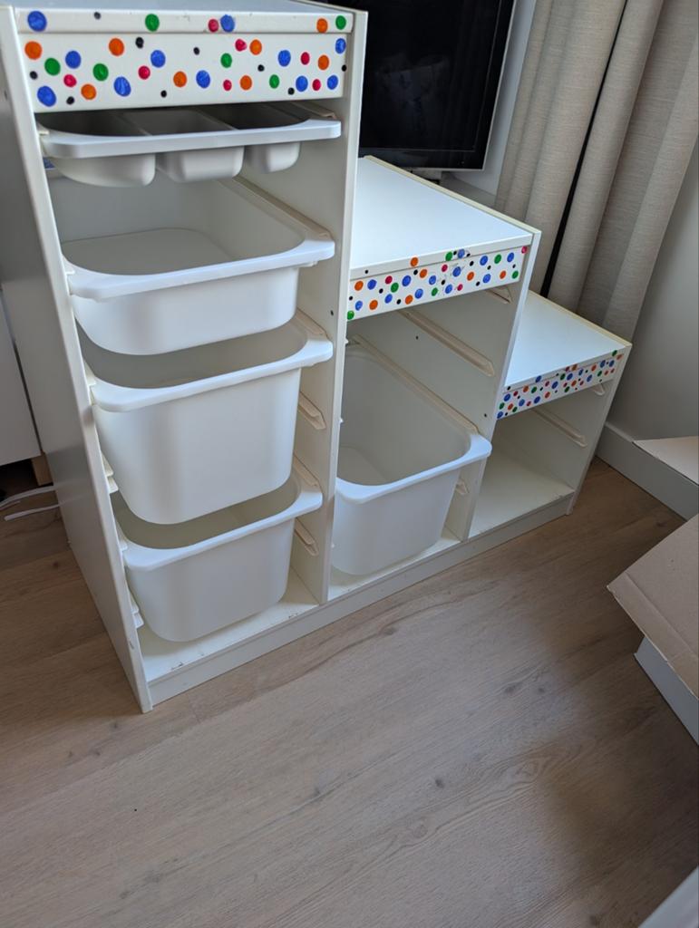 Ikea trofast kast met bakken, Ophalen, Gebruikt