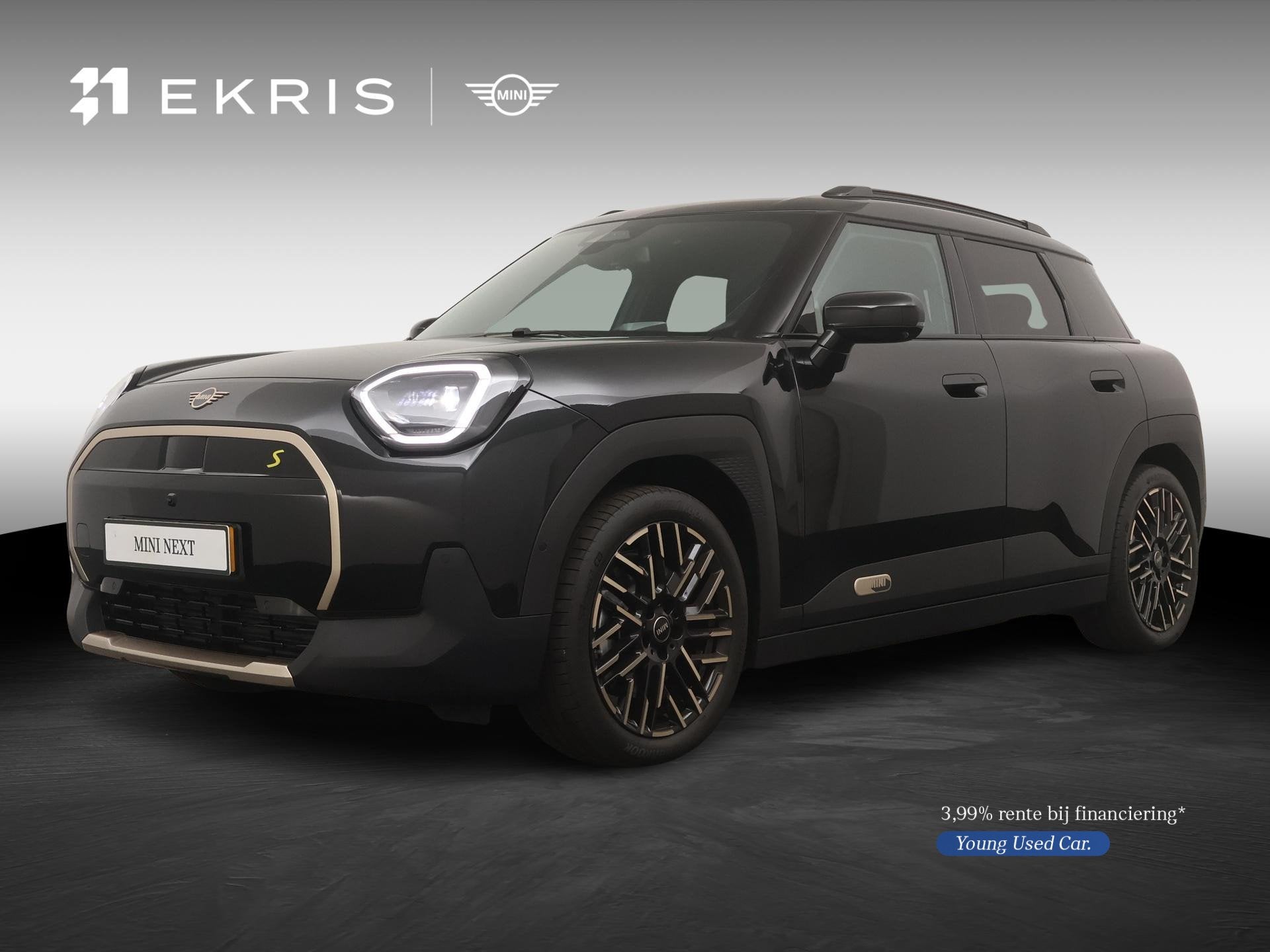MINI Aceman SE Favoured | Pakket XL | Stoel en stuurverwarmi, Auto's, Verwarmde buitenspiegels, 750 kg, Met garantie (alle), Zwart
