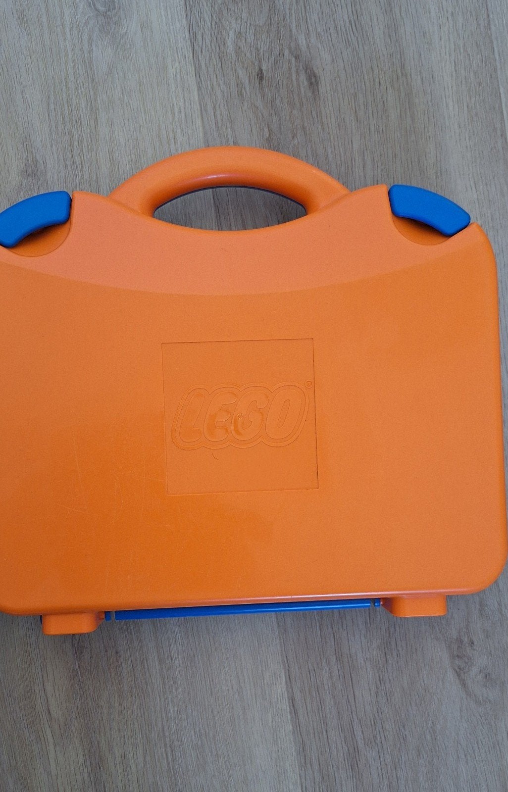 Lego opbergkoffer - Oranje en Blauw, Kinderen en Baby's, Ophalen of Verzenden, Gebruikt, Accessoire, Lego