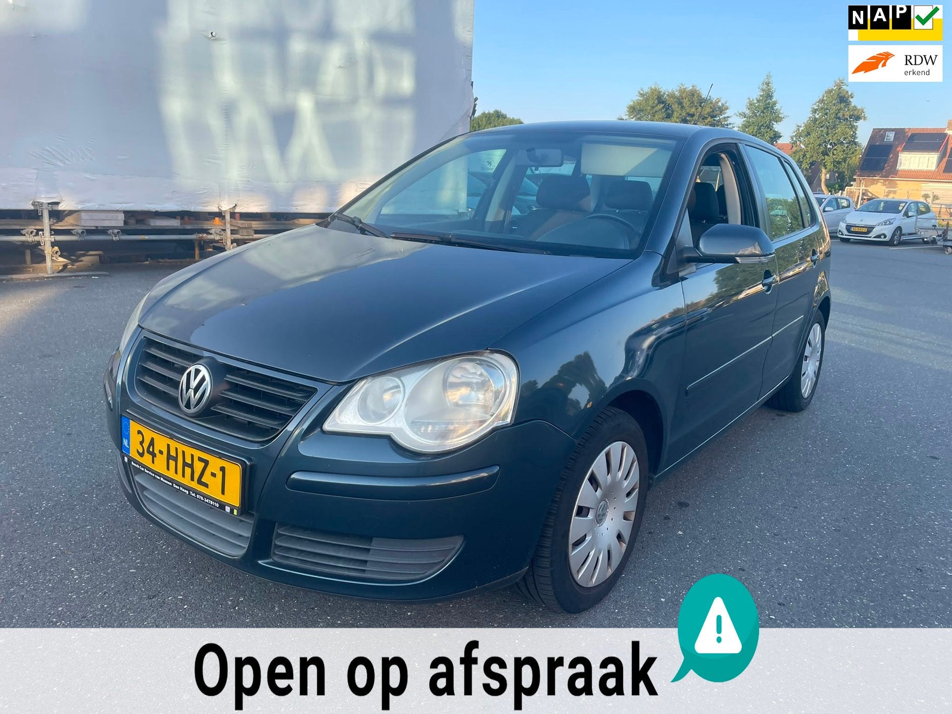 Volkswagen Polo 1.4-16V Comfortline 5drs 80PK AIRCO CRUISE, Voorwielaandrijving, 4 cilinders, Blauw, Bedrijf