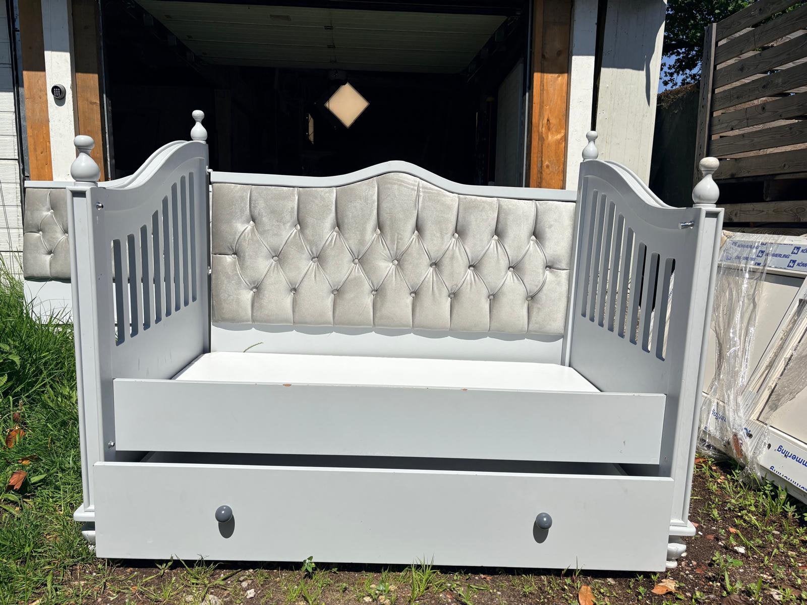 peuter bed, Ophalen, Zo goed als nieuw, 140 tot 160 cm, 70 tot 85 cm