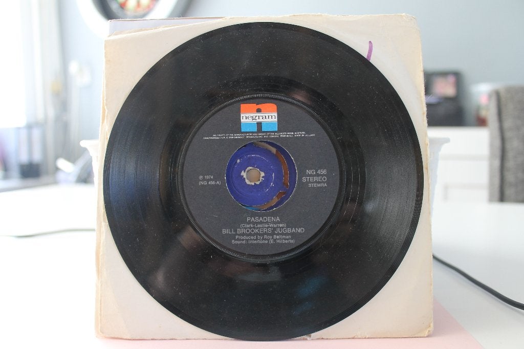 7" Single Bill Brookers Jugband - Pasadena / Dr. Jazz, Gebruikt, Verzenden, 7 inch, Jazz en Blues