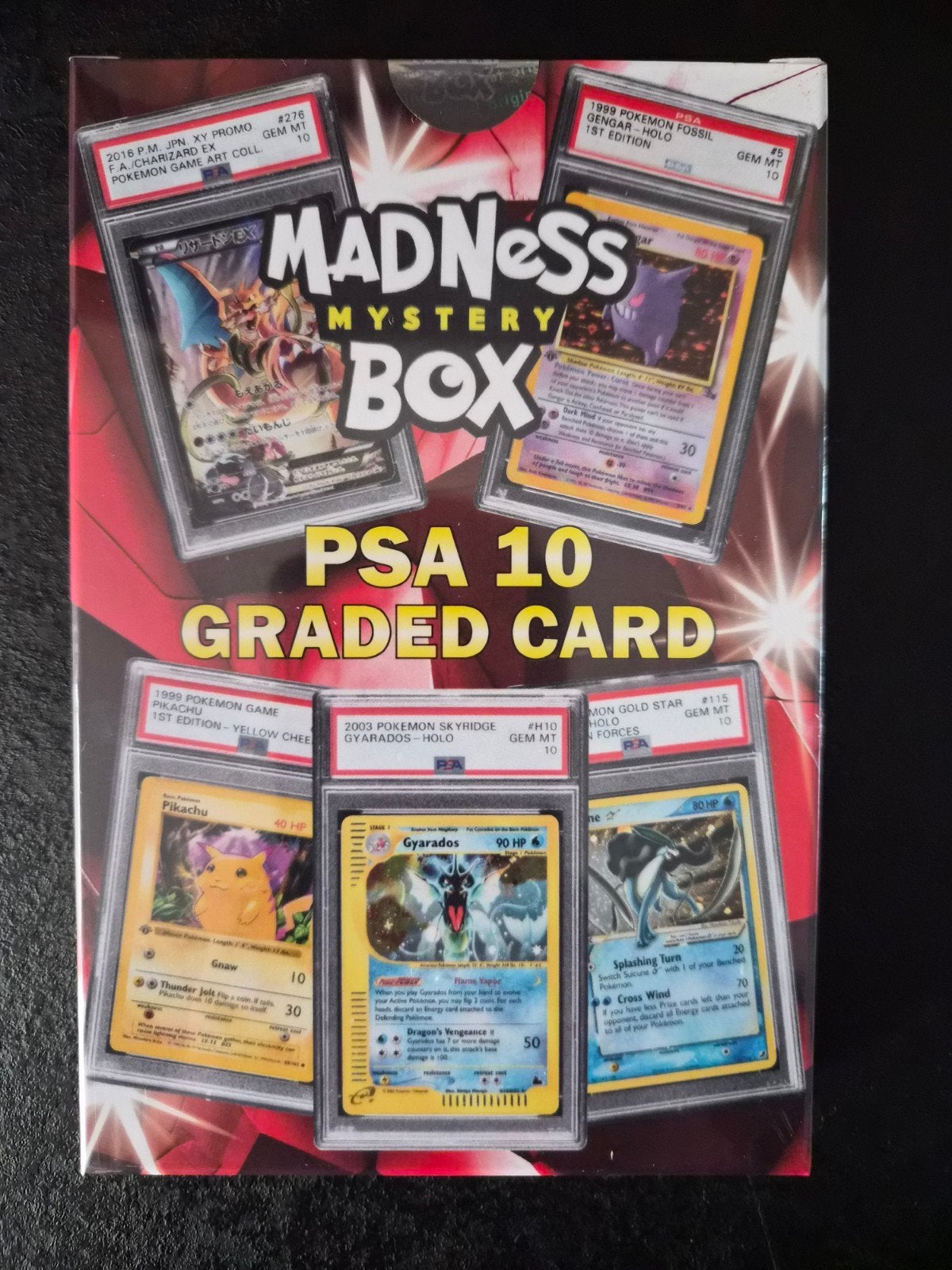 Madness Mystery Box Pokémon - Gegarandeerd PSA 10 kaart!, Ophalen of Verzenden, Nieuw, Foil