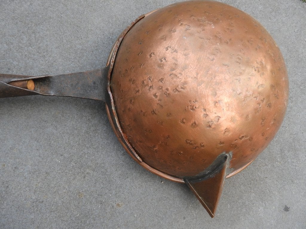 koperen steelpan / soeplepel met schenktuit, Ophalen of Verzenden, Koper