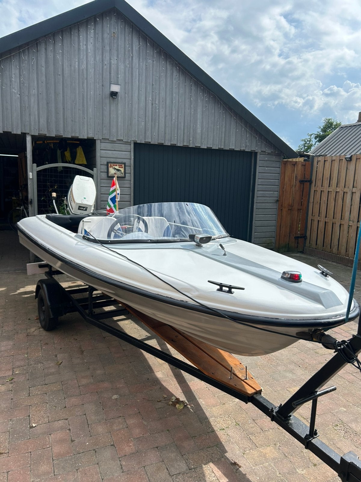 25pk speedboot, Ophalen of Verzenden, Zo goed als nieuw, Overige typen, Motorboot