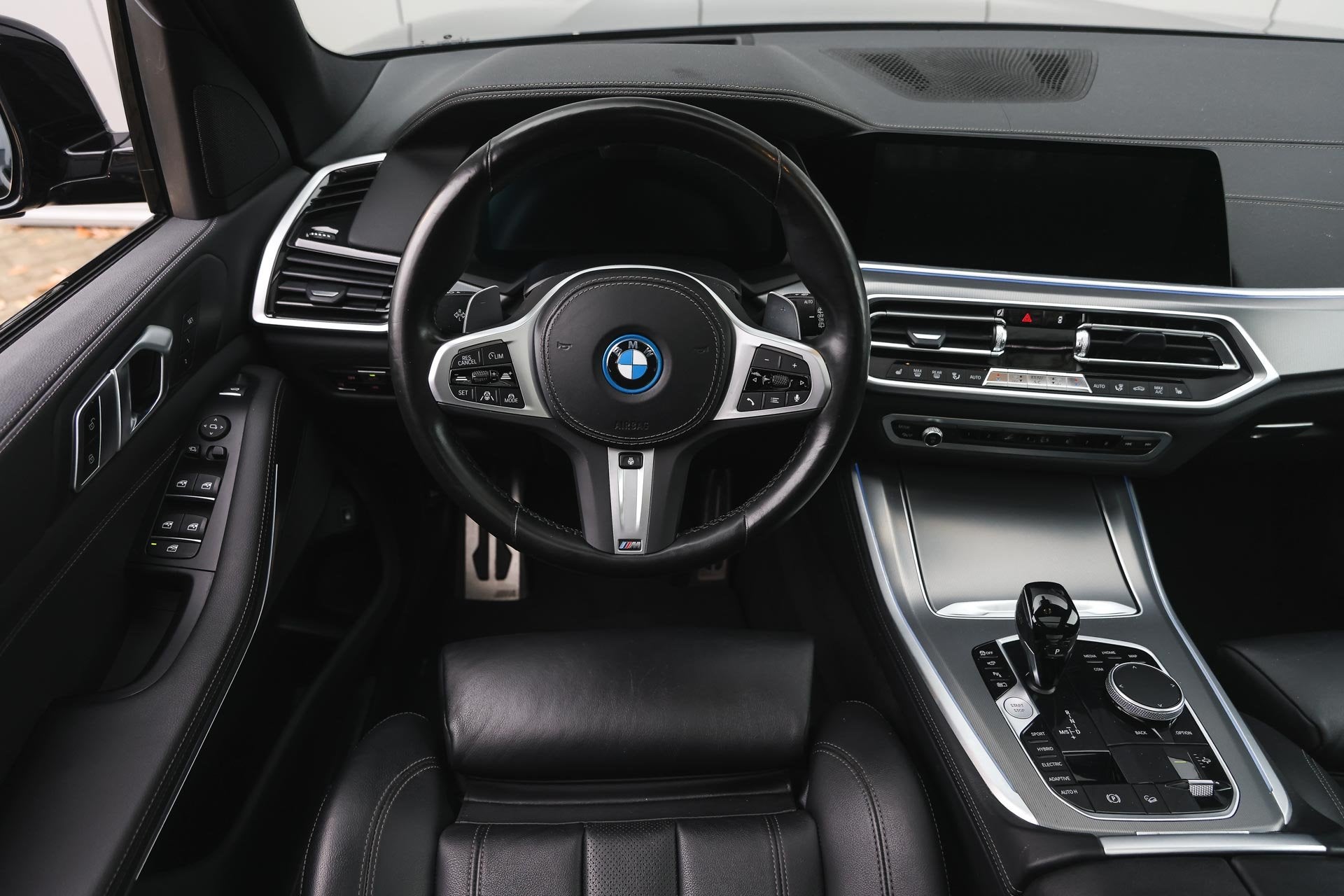 BMW X5 xDrive45e High Executive M Sport Automaat / Panoramad, Auto's, Gebruikt, 394 pk, Zwart, Vierwielaandrijving