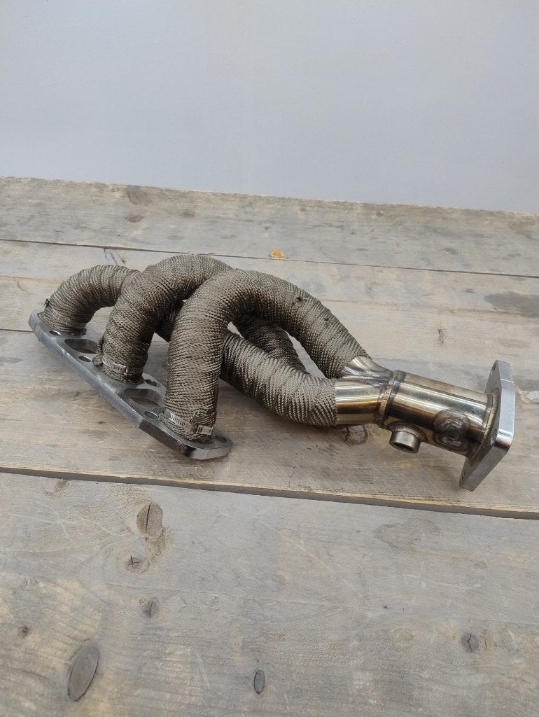 350z header, Ophalen, Metaal, Industrieel, Zilver