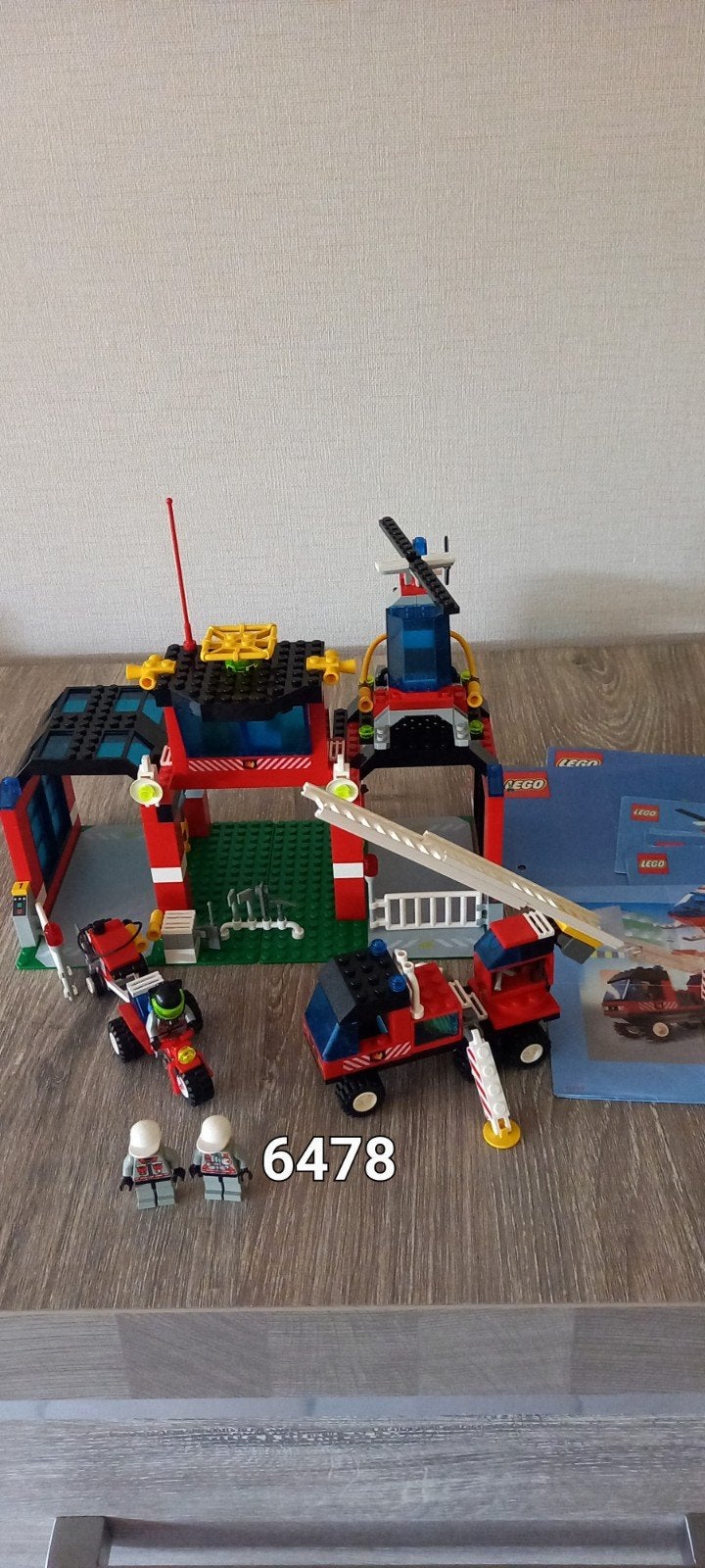 Lego City Brandweerkazerne 6478, Lego, Ophalen of Verzenden, Complete set, Compleet