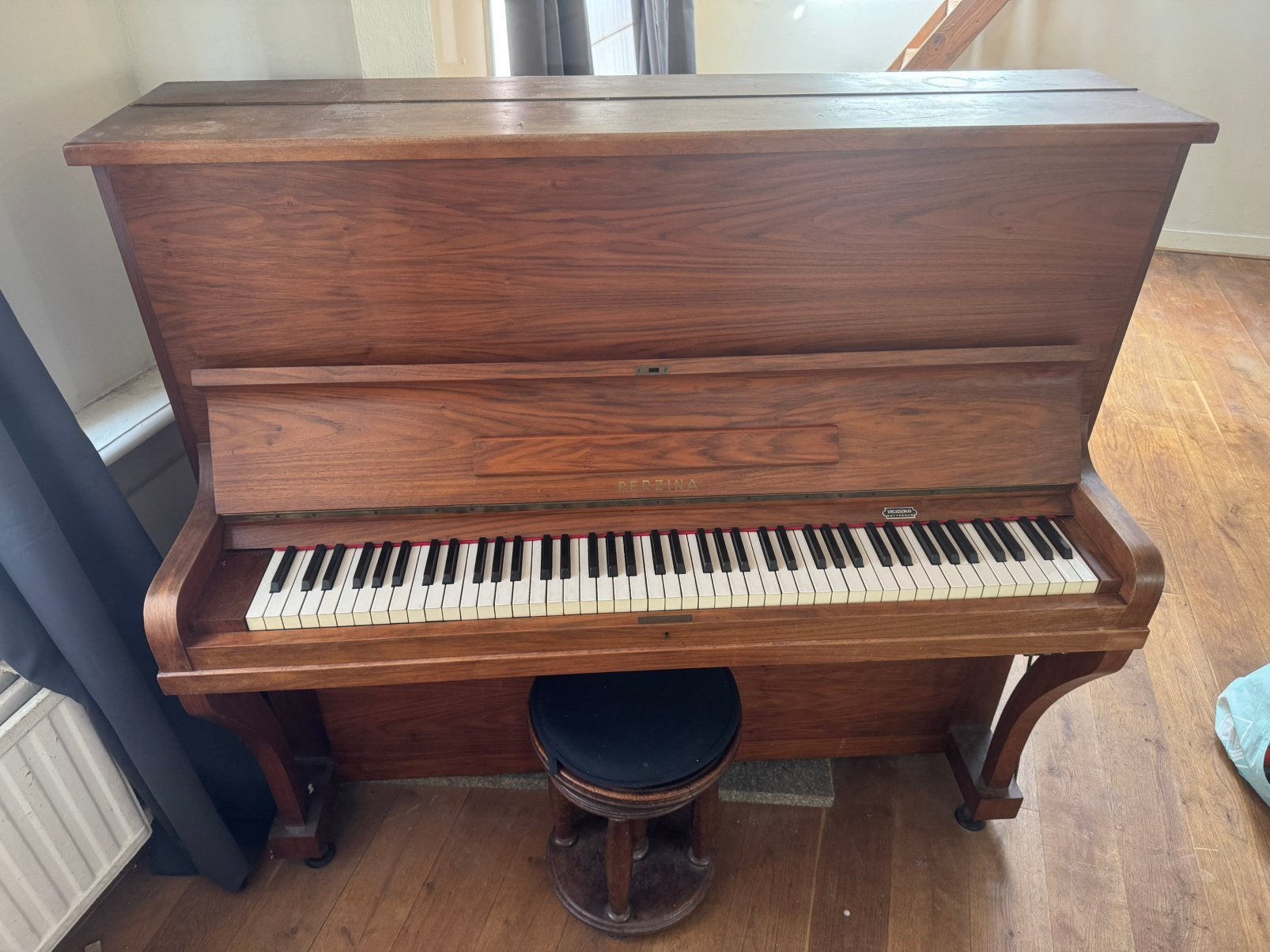 Perzina Piano, Muziek en Instrumenten, Piano's, Ophalen, Gebruikt