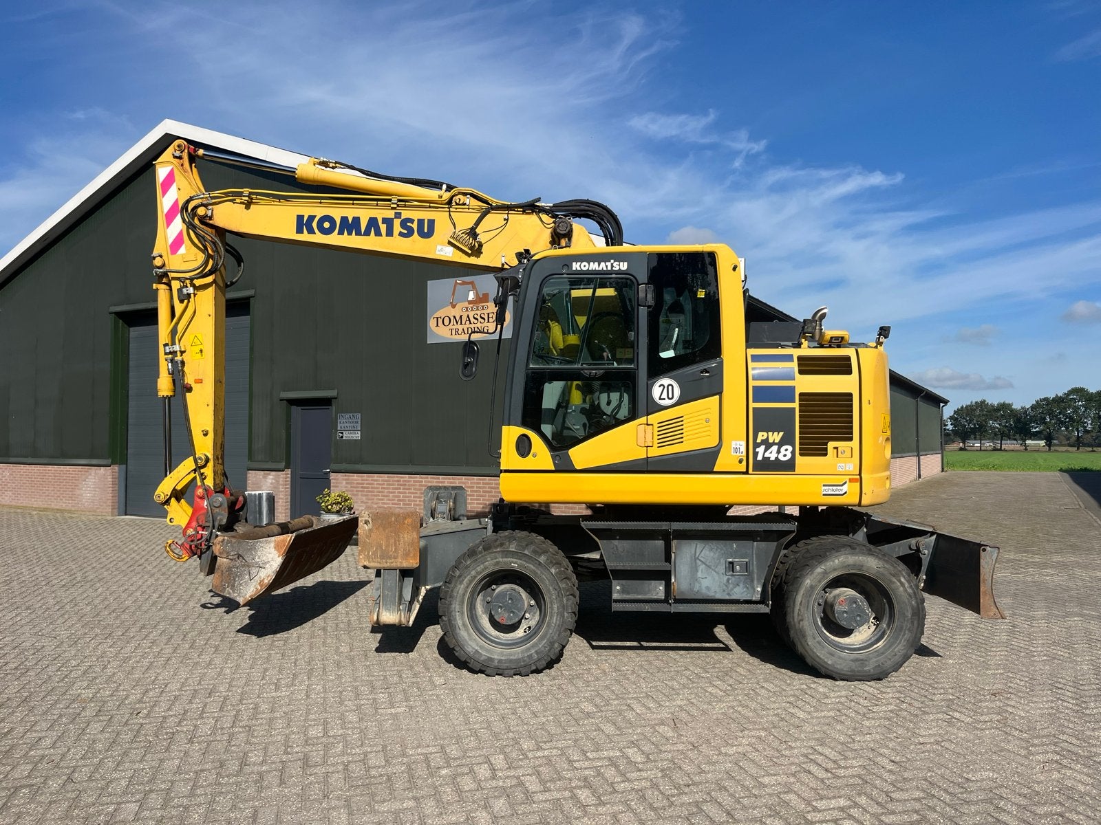 Komatsu PW148-11 Graafmachine - 2018 -  6150 uur, Ophalen, Graafmachine