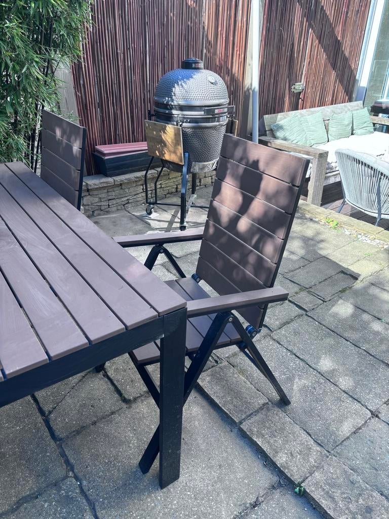 Leuke tuinset, klaar voor de volgende eigenaar!, Ophalen, 4 zitplaatsen, Gebruikt, Eettafel