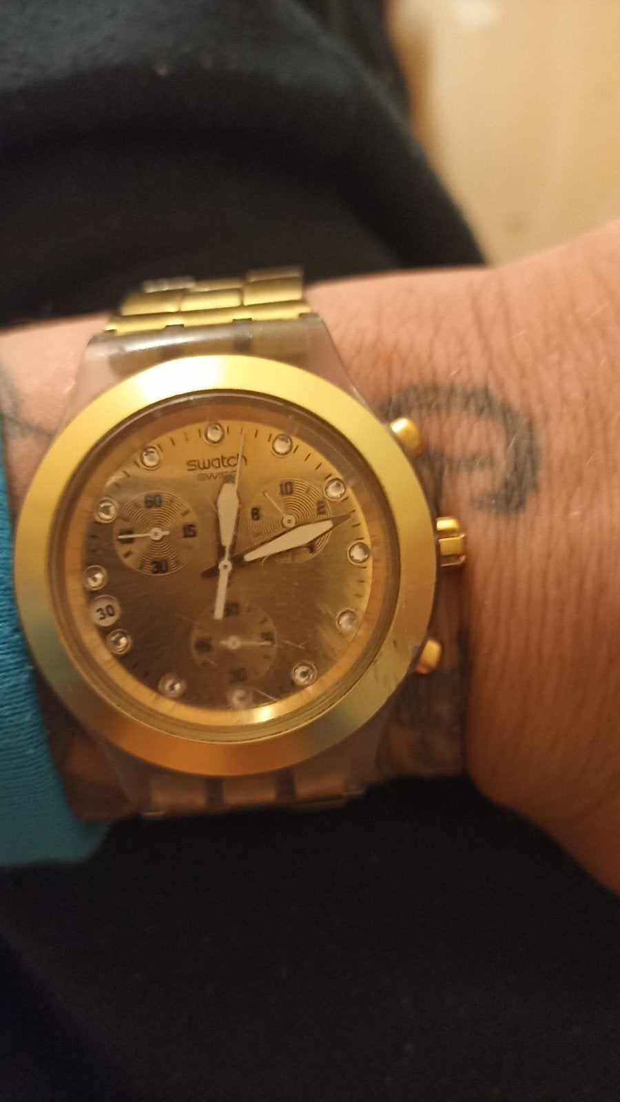 swatch swiss, Sieraden, Tassen en Uiterlijk, Ophalen of Verzenden, Zo goed als nieuw, Swatch