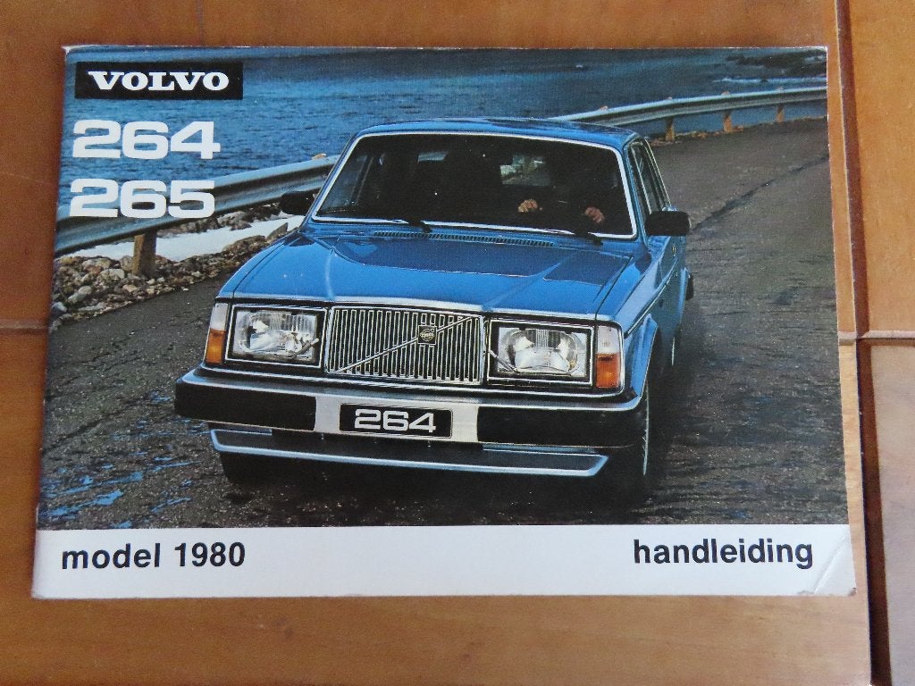 Instructieboek Volvo 264, Volvo 265 Estate 1979, model 1980, Ophalen of Verzenden