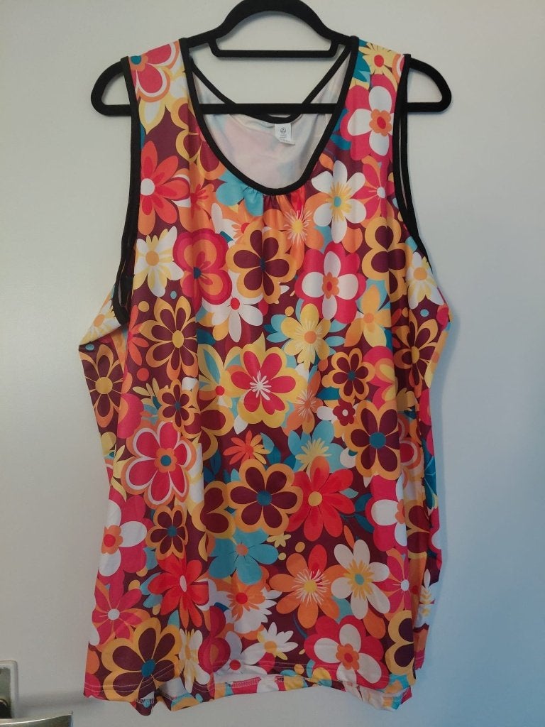 carnaval dames 70 jaren, Carnaval, Maat 46/48 (XL) of groter, Nieuw, Ophalen of Verzenden