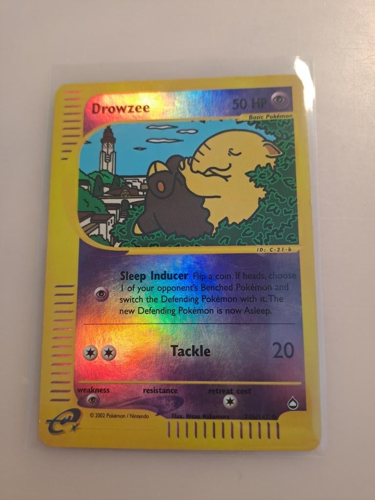 Drowzee Reverse Aquapolis 74b, Ophalen of Verzenden