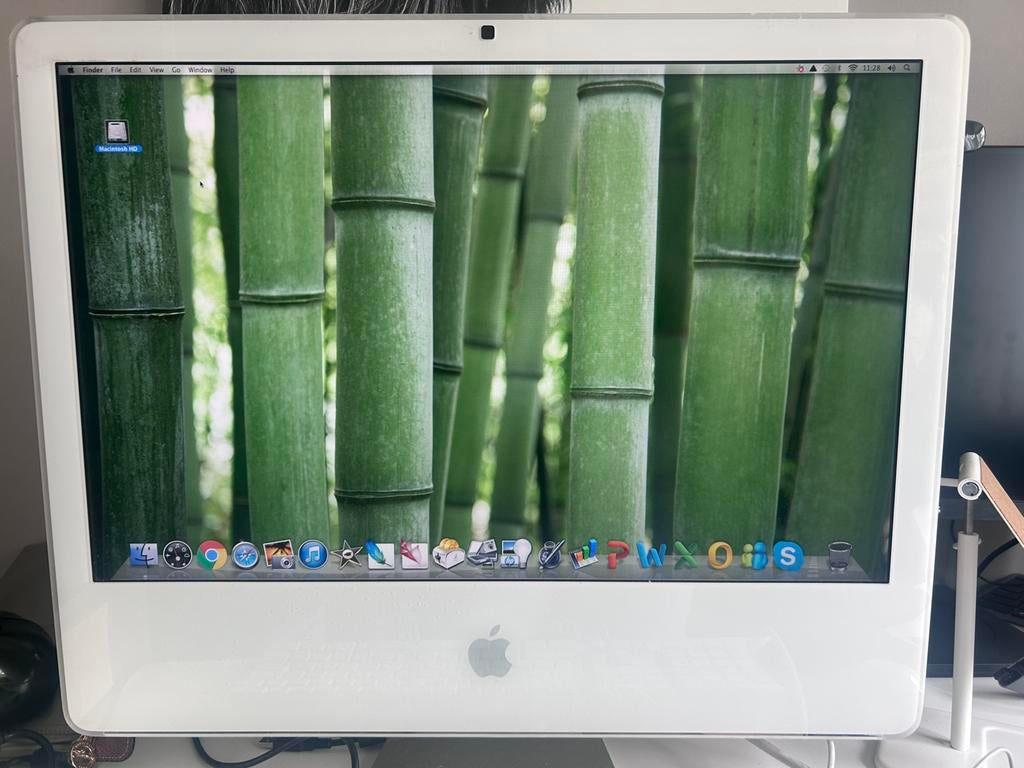 iMac OSX - 25 inch, Ophalen, Zo goed als nieuw, Hout, Raamkozijn