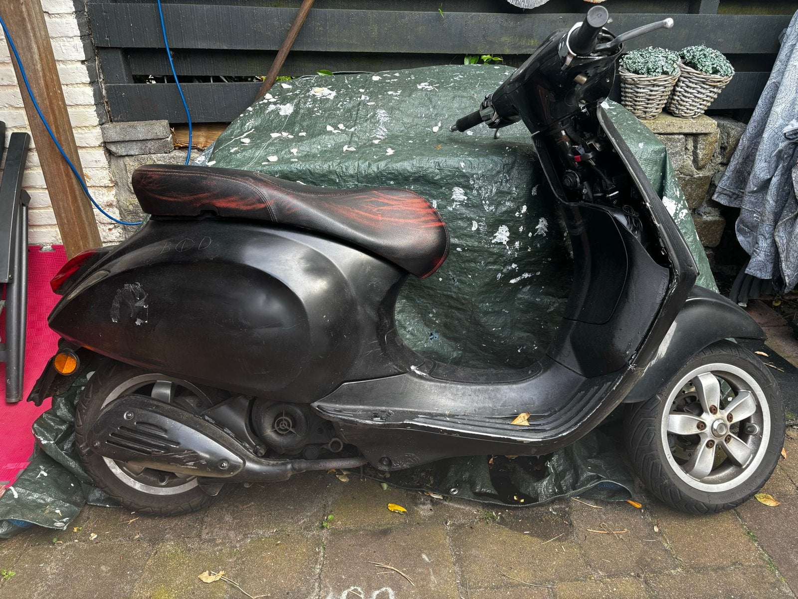 Vespa Primavera scooter - Zwart, Gebruikt, Ophalen, Gebruikt, Benzine, Vespa LX