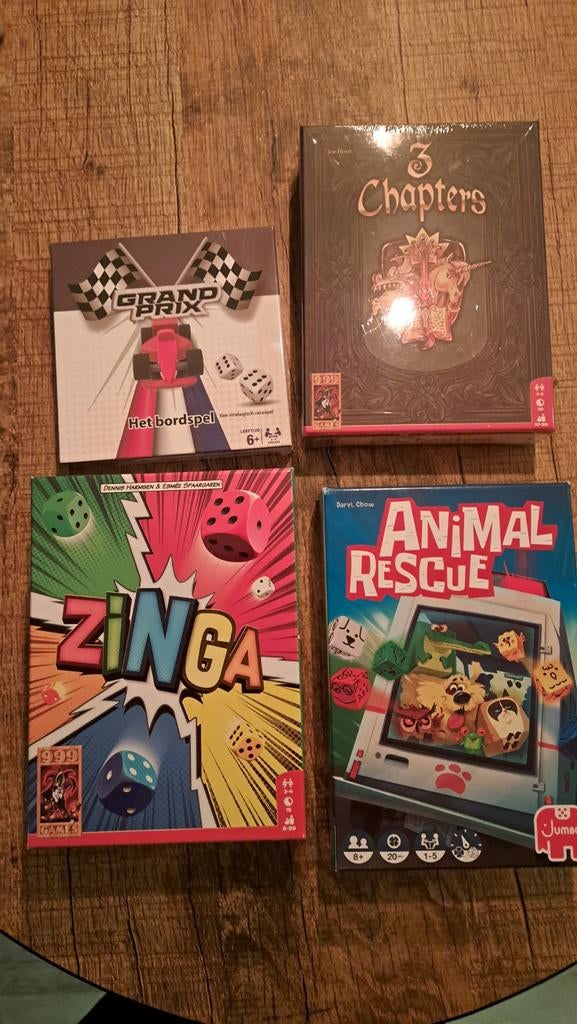 Grand Prix, 3 chapters, Animal Rescue, Zinga, Ophalen of Verzenden, Nieuw