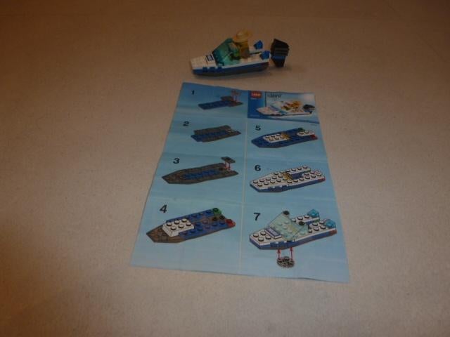Lego 30017 bij de lego politie sets behorende POLITIEBOOT, Ophalen of Verzenden, Nieuw, Complete set, Lego