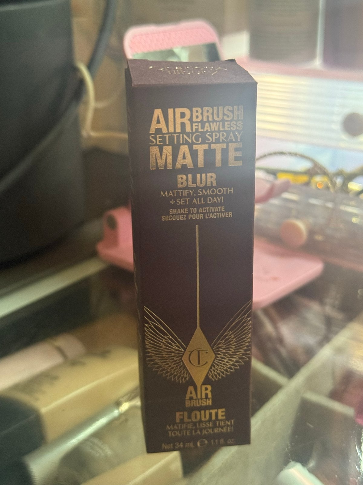 Charlotte Tilbury Airbrush Flawless Setting Spray Matte, Overige kleuren, Gehele gezicht, Nieuw, Ophalen of Verzenden
