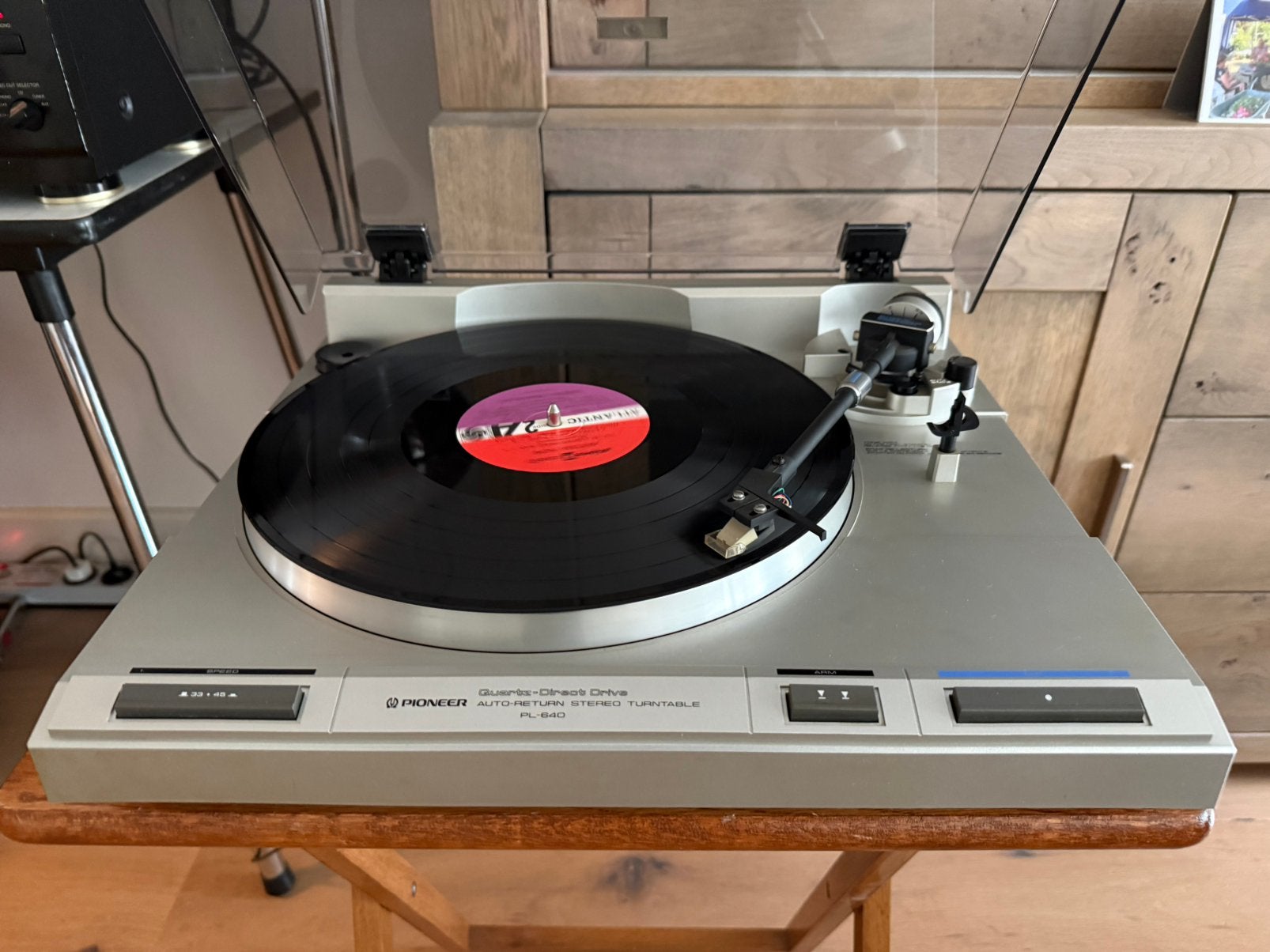 Vintage Pioneer PL-640 platenspeler, Audio, Tv en Foto, Platenspelers, Ophalen, Gebruikt, Pioneer
