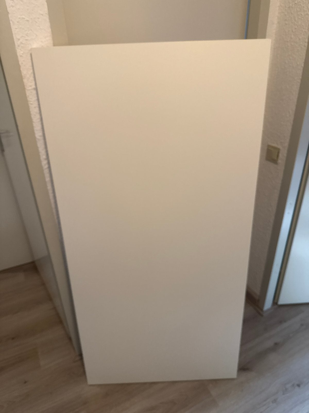 IKEA Linnmon Tafelblad Wit - 75x150, Ophalen, Overige materialen, 50 tot 100 cm, Zo goed als nieuw