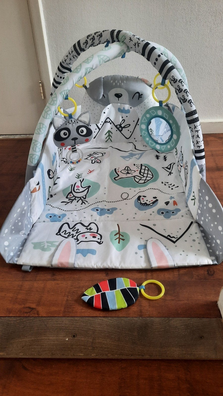 Babygym/Speelkleed met speeltjes en kussen, Ophalen, Zo goed als nieuw, Speelkleed