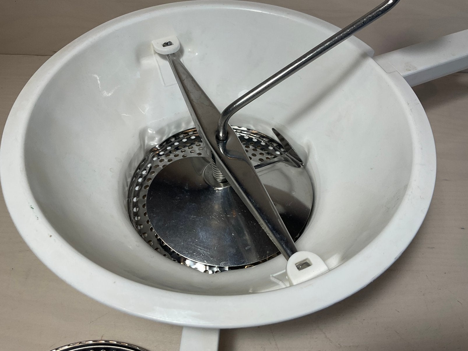 Forse witte  roerzeef passeerzeef doorsnee 24 cm, Ophalen of Verzenden, Zo goed als nieuw