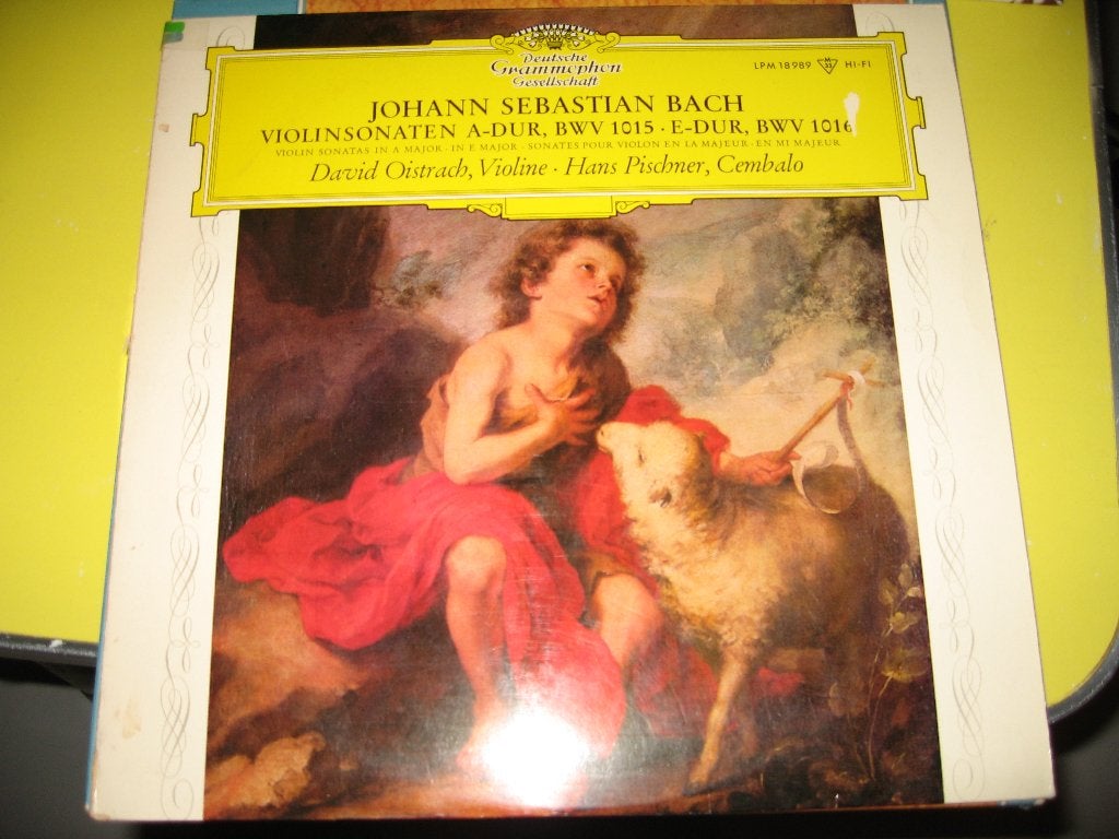 J.S. Bach- Violinsonaten A-dur, BWV 1015. E-dur, BWV 1016, LP, Overige typen, Ophalen of Verzenden, Zo goed als nieuw