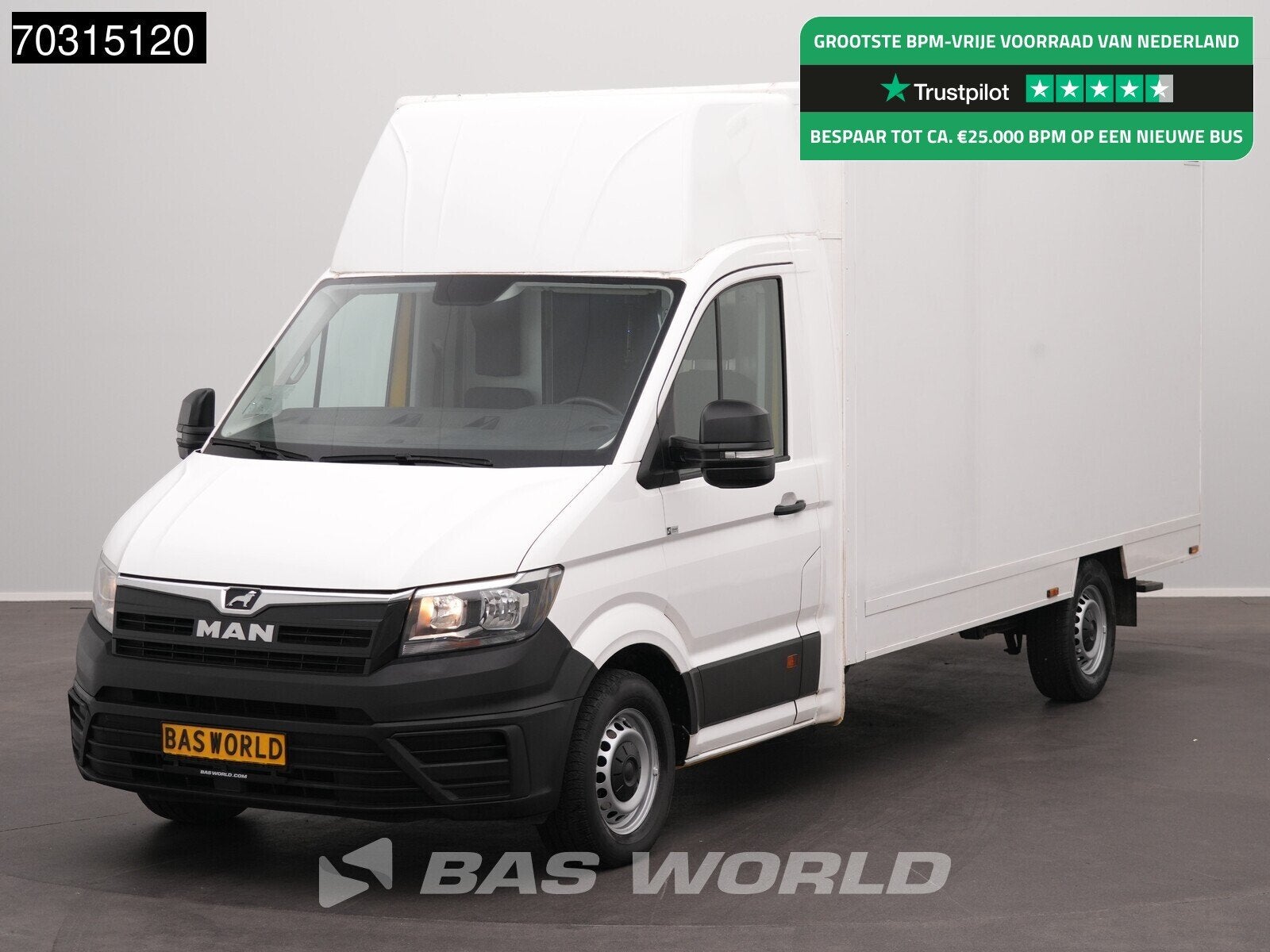 MAN TGE 3.100 Bakwagen Verkoopwagen Foodtruck Meubelbak Koff, Auto's, Stof, Gebruikt, Euro 6, 4 cilinders