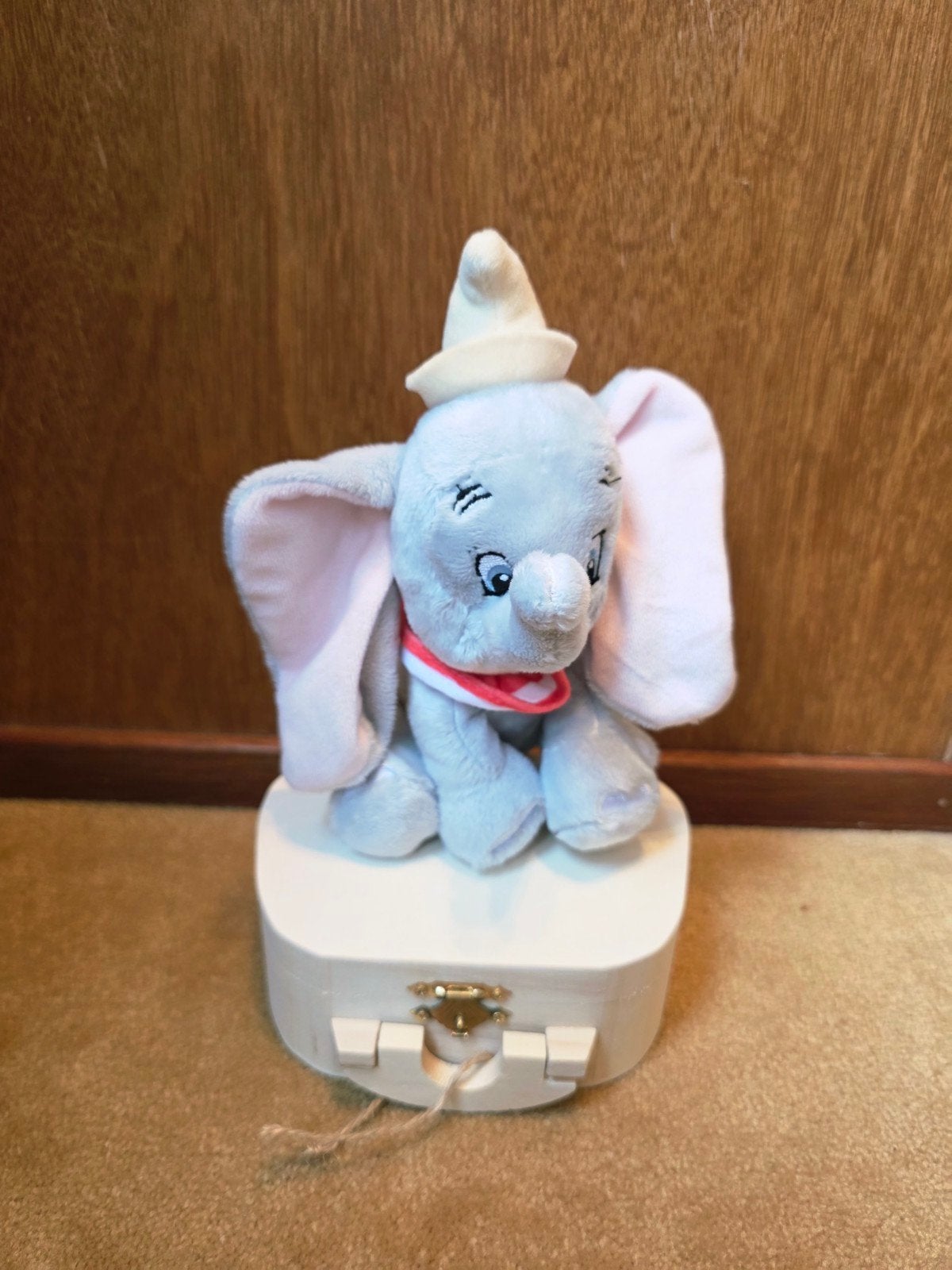 Disney Dumbo knuffel - ongeveer 18 cm, Disney, Disney, Grijs, Ophalen of Verzenden