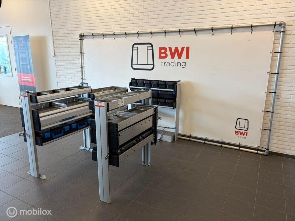 Sortimo SR5 bedrijfswageninrichting set van drie nette staat, Ophalen of Verzenden