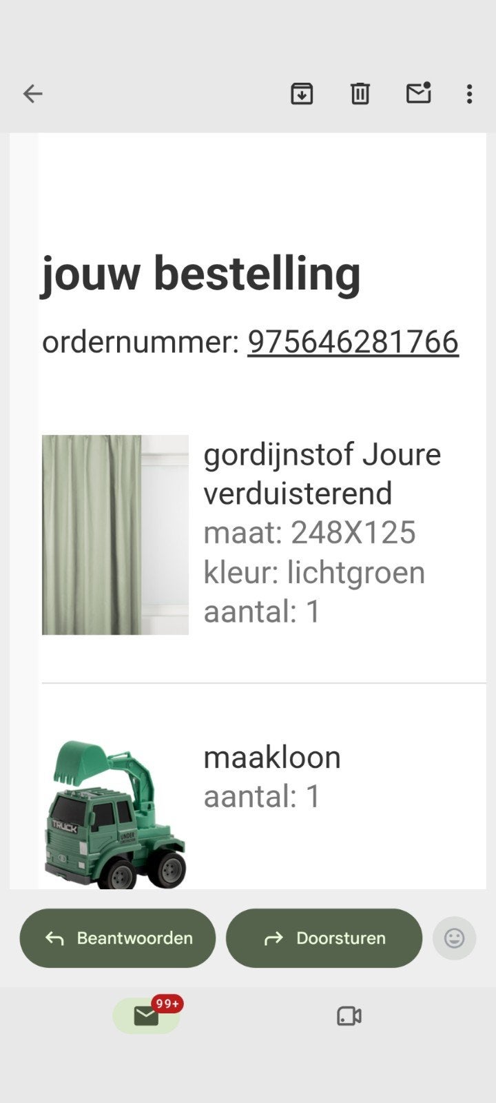Hema Gordijnen Joure, volledig verduisterend (2 delen), Ophalen, Verduisterend