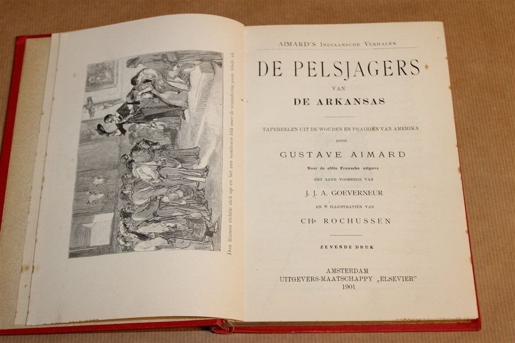 De Pelsjagers van de Arkansas — Western Avontuur [1901], Ophalen of Verzenden
