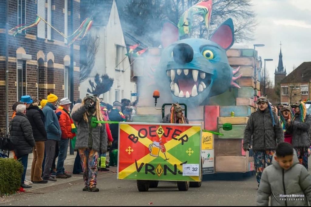 Carnavalswagen thema carnavals wolf, Ophalen of Verzenden, Carnaval
