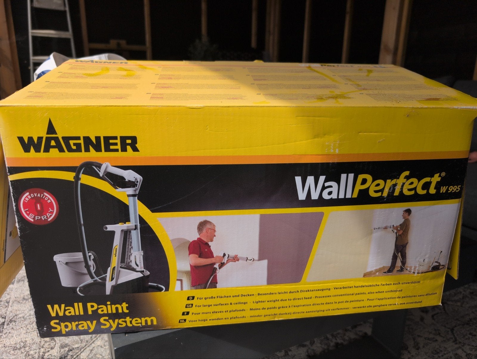 Wagner WallPerfect W995 Verfspuit Systeem, Doe-het-zelf en Verbouw, Ophalen of Verzenden, Verfspuit of Verfpomp